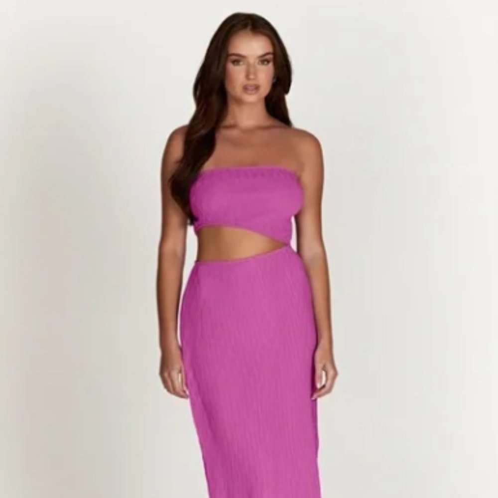 Meshki Pink cut-out dress Size Small